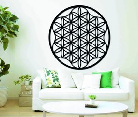 Mandala festmény a falon rétegelt lemezből, maximum 120 cm-ig