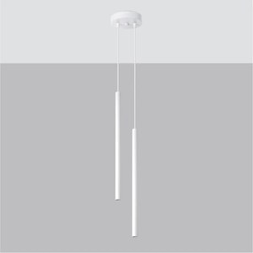 Fehér fém függőlámpa ø 15 cm Fideus – Sollux