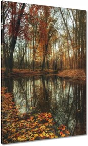 Festmények 70x100 Őszi táj Tájkép