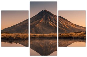 A Mount Taranaki visszaverődése, Új-Zéland (90x60 cm)