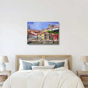 Üveg kép - Ribeira, Portugália (70x50 cm)