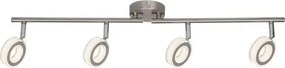 Beltéri led karos spotlámpa 18w 1600lm 4000k króm zora