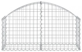 íves horganyzott vas gabion kosár 100x30x40/60 cm