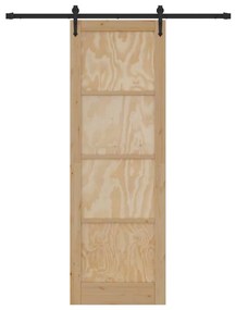 Csúszó ajtó Egyéb ORKDAL Természetes és fekete 78 x 232 cm