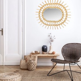 Boho fali tükör 57CM QDJ5749