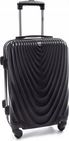 Fekete 2 részes szett keményfedeles bőrönddel „Motion” – M, L + M, XL