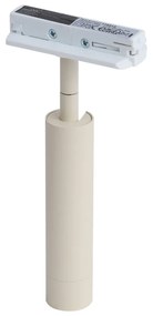 Modern spotlámpa bézs színben fehérrel 1 fázisú sínrendszerhez - Iconic Ivy