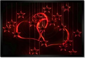 Poszterek keretben 60x40 Nőnap Ajándék Love