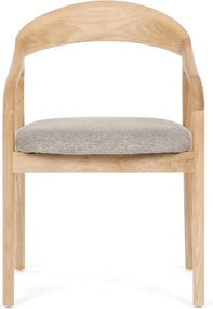 Jídelní židle, přírodní, dřevo, DCH-V3202 CRM2