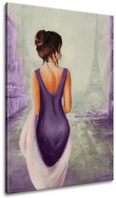 Gario Kézzel festett kép Párizsi séta Méret: 70 x 100 cm