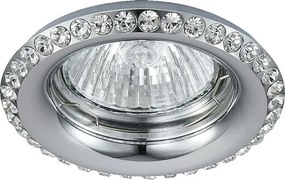 PREZENT 71080 Crystals Kristály Spot Lámpa Króm, Átlátszó GU10 IP20