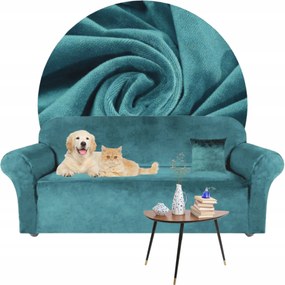 Kanapé Huzat Sarok Elasztikus Velúr Plüss 190-230 Oeko Tex