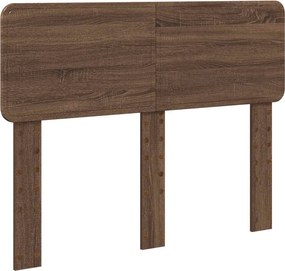 vidaXL Fejtámla Barna Tölgy 135 cm Faanyag