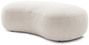 Fehér buklé szövet lábtartó Saint-Germain – Bobochic Paris