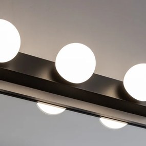 Brilagi - LED fürdőszobai tükörvilágítás HOLLYWOOD 3xLED/3W/230V IP44 fekete