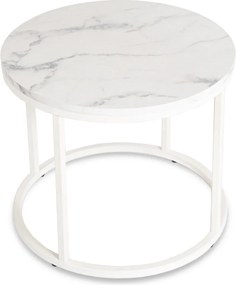 Asztal fehér márvány színben AGNES
