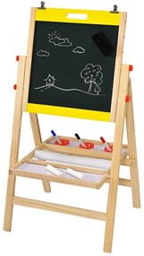 3 az 1-ben fa, gyerek rajztábla