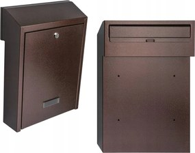 Átmenő postaláda Kétoldalas Kerítés Listákhoz Barna