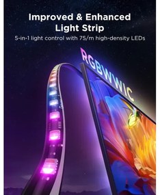 Govee - TV Backlight 3 Pro 55-65" Okos RGBIC LED TV háttérvilágítás Wi-Fi