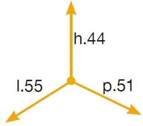 Hulladékgyűjtő Elletipi SQUARE 2.0 600, szelektív, frontkihúzású, szürke, 24L + 8L + 2*12L