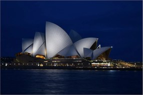Sydney éjszakai kép (90x60 cm)