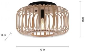 Leuchten Direkt 11412-79 - RACOON mennyezeti lámpa 1xE27/40W/230V, Ø 40 cm