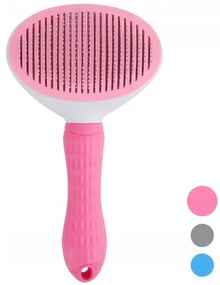 Innovatív kefe a szőr kifésülésére - PETBRUSHY - rózsaszín
