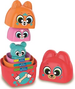 Színes Matrioska baba építőjáték szett Clementoni