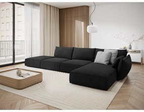 Sötétszürke sarokkanapé (jobb oldali) Vanda – Mazzini Sofas