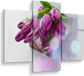 Kép - csokor tulipán (90x60 cm)