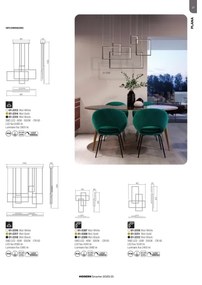 Redo 01-2317 - fényerőszabályozható LED kábeles függeszték PLANA LED/80W/230V arany