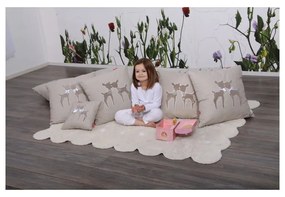 Bézs mosható kézi szövésű pamut gyerek szőnyeg 120x160 cm Biscuit Beige – Lorena Canals