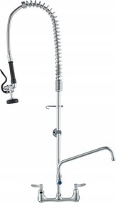 Kereskedelmi csaptelep kifolyócsővel és szórófejjel Gasztronómiai csaptelep 1110 mm
