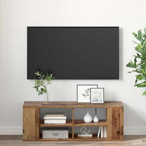 Fali TV szekrény Régi fa 102 x 35 x 35 cm Faanyag