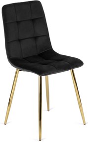 Fekete Bársony Étkezőszék. YORK