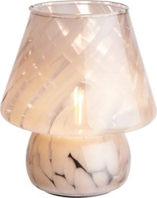 MISS MARBLE LED lámpa, bézs 16,5cm