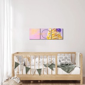 Kép - Levendulás fagylalt (órával) (90x30 cm)