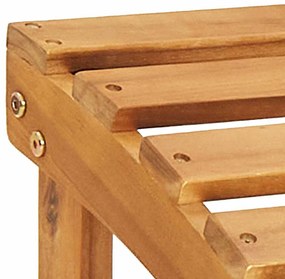 tömör akácfa kerti adirondack szék lábtartóval