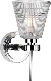 Elstead glamour modern fali lámpa gunnislake króm elsbath-gunnis1-pc IP44