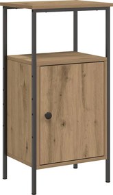 vidaXL kézműves tölgy színű szerelt fa éjjeliszekrény 41 x 31 x 80 cm