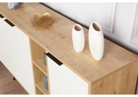 Clara Oak and White szekrény