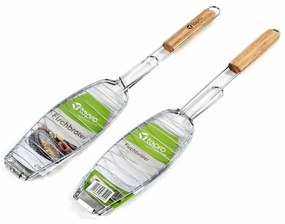 Tepro 8524 Halas rostély fa fogantyúval