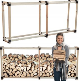 Kandalló fa állvány tűzifa tartó 0,8 m3 Eko