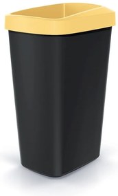 Szeméttároló készlet válogatott hulladékhoz, négyzet alakú, 4 x 45 l, színes