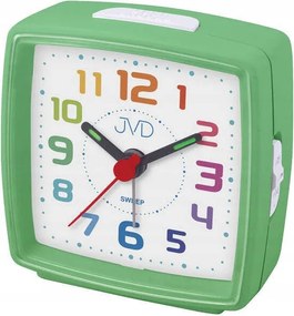 Zöld Megvilágított Négyzet Alakú Ébresztőóra Szundival Jvd SRP2811.5 Nem Ketyeg