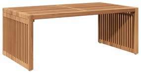 Kert Oldalasztal 90x49.7x36 cm Tömör Fa Teak