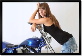 Poszterek keretben 60x40 Motor Motorkerékpár