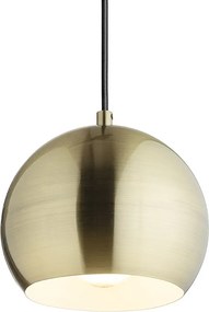 RENDL AGNETA závěsná česaná mosaz 230V LED E27 11W