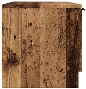 TV szekrény Régi fa 102x35x36,5 cm Gépelt fa
