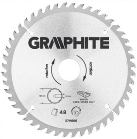 KŐRFŰRÉSZLAP 185*30MM HM 48FOG GRAPHITE